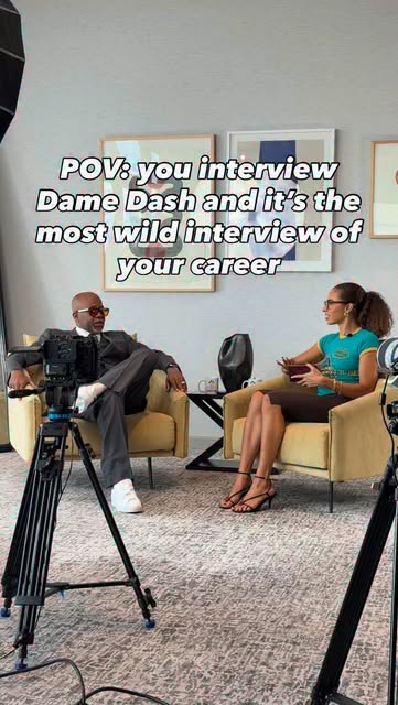 Sommer Hill interviewing Dame Dash